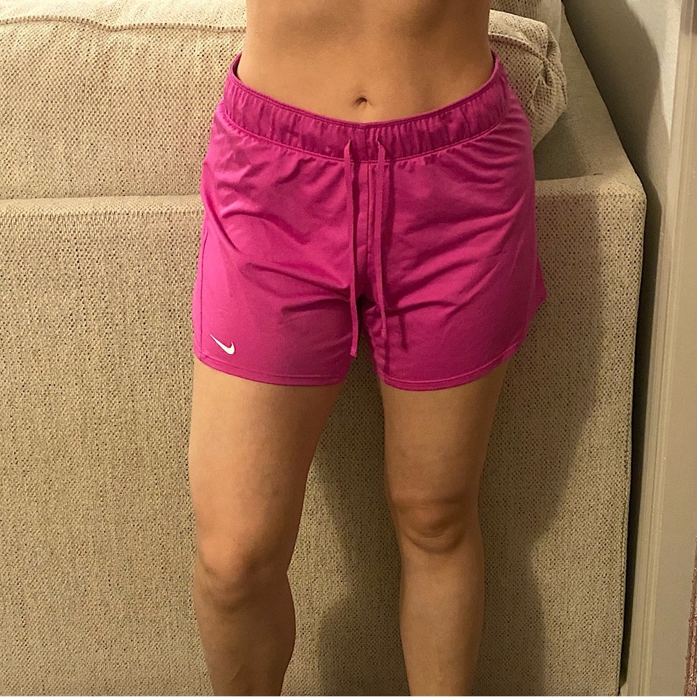 fuchsia pink nike shorts